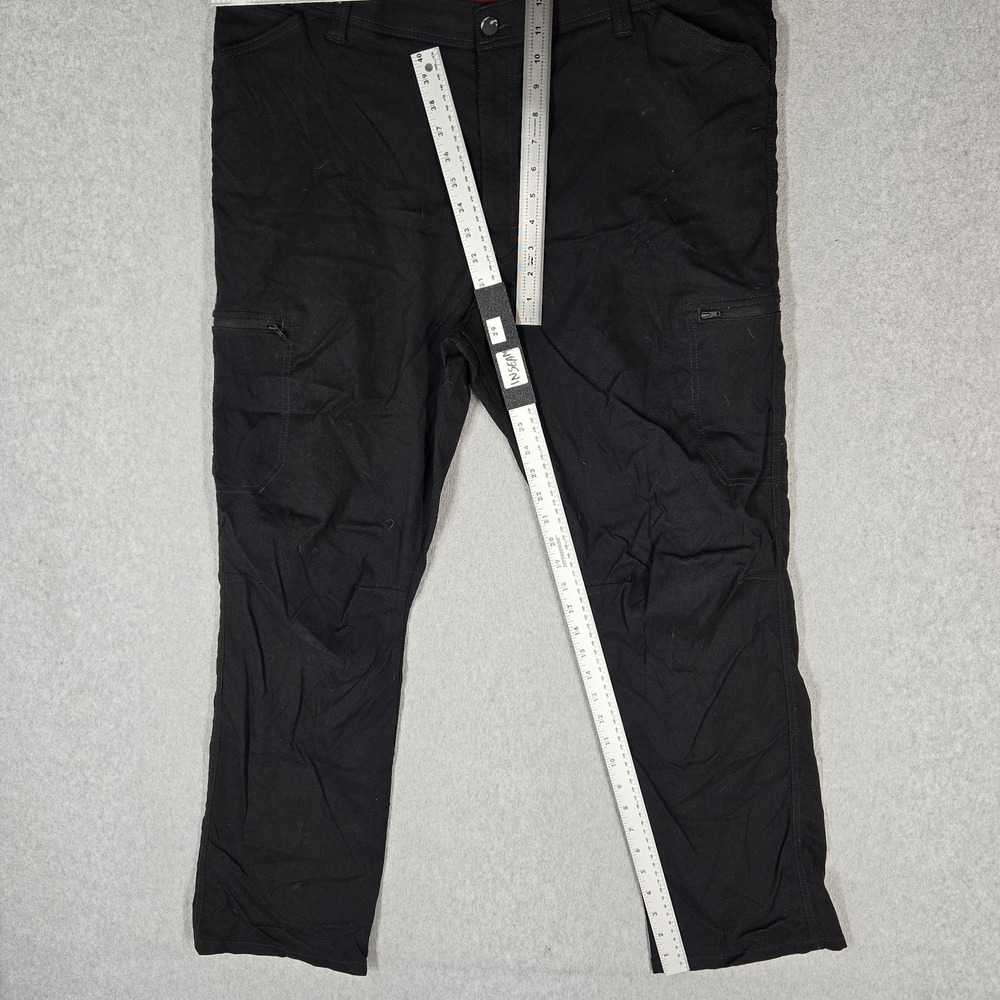 Wrangler ATG Men Pants 42X30 Black Elastane Nylon Tech Cargo 29" Inseam READ